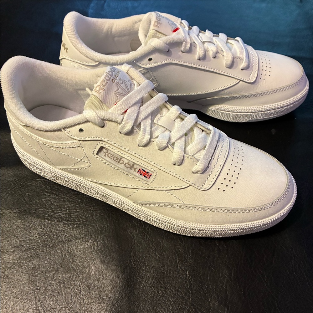 Women's Reebok Club C 85 Athletic Shoes White Light Grey BS7685 Size 8.5 - Picture 3 of 8